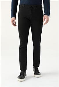 شلوار مردانه برند دامات تویین ( DAMATTWEEN ) مدل شلوار چینی توین اسلیم فیت مشکی – کدمحصول 92725