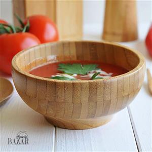 کاسه سوپ خوری گرد بامبو قطر 14 کد 10