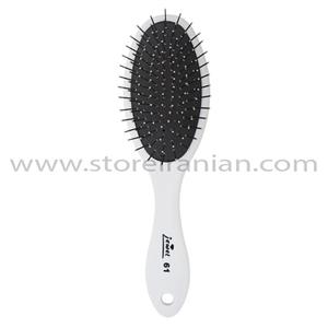 برس مو بیضی جیول مدل سیمی کد 61 Jewel Hair Brush Code 61