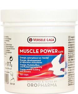 لوازم پرنده فروشگاه اوجیلال ( EVCILAL ) کپسول Versele Laga Oropharma Muscle Power 150 – کدمحصول 218000