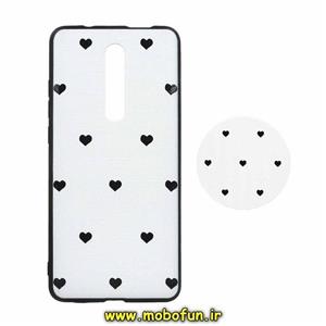 قاب گوشی Mi 9T - Mi 9T Pro - Redmi K20 - Redmi K20 Pro شیائومی فانتزی سوزنی برجسته طرح قلب کلاسیک سفید پاپ سوکت دار کد 76