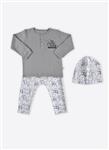 لباس ست نوزادی برند کیتی کیت ( Kiti kate ) مدل ست خرس ارگانیک 3 عدد – کدمحصول 251516