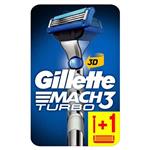 لوازم اصلاح فروشگاه روسمن ( ROSSMANN ) Gillette Razor Mach 3 Turbo 1 Up Flexball 1 رایانه – کدمحصول 293670