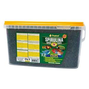 لوازم آکواریوم فروشگاه اوجیلال ( EVCILAL ) گرمسیری Super Spirulina Forte Chips Fish Food 5 L 2.6 Kg – کدمحصول 406292 