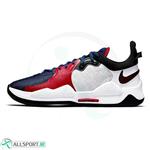 کفش بسکتبال نایک طرح اصلی Nike PG 5 White Red Blue