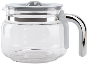 قوری شیشه ای اسمگ ایتالیا Smeg DCGC01 Glaskaraffe mit Griff und Deckel