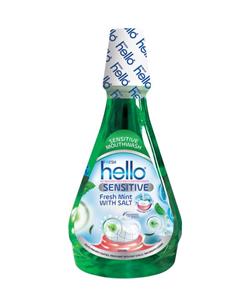دهانشویه مناسب دندان‌های حساس هلو فرش Hello Fresh حجم 420 میلی‌لیتر 