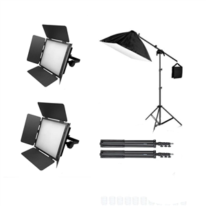 کیت دو عدد نور ثابت تریپیو T460 همراه سافت باکس چراغ خور‌+ کیف