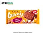 شکلات شیری حاوی بادام کامل لکمی 90 گرم Roshen Lacmi