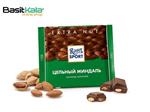 شکلات شیری با تکه های بادام ۱۰۰ گرمی ریتر اسپورت Ritter Sport extra nut