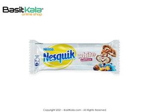 ویفر شکلات سفید با مغز نوگات کاکائویی 39 گرم نسکوئیک وایت Nesquik white