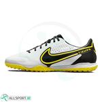 کفش چمن مصنوعی نایک تمپو طرح اصلی Nike Tiempo React Legend 9 PRO TF White Yellow