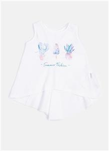 تی شرت دخترانه برند کیتی کیت Kiti kate مدل بلوز مد تابستانی ارگانیک کدمحصول 73648 