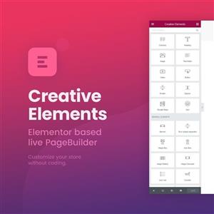 ماژول Creative Elements 2.5.8 صفحه ساز قدرتمند برای پرستاشاپ 