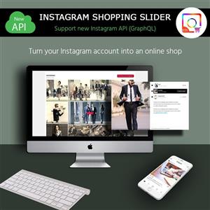 ماژول INS Shopping Slider 3.2.9 نمایش تصاویر اینستاگرام در پرستاشاپ