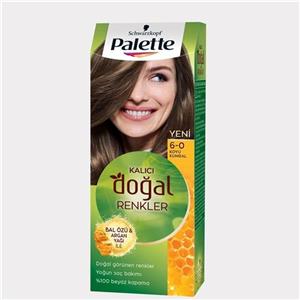 رنگ مو طبیعی 0-6 قهوه ای تیره Palette سری dogal