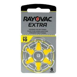 باتری سمعک ریوواک Rayovac  شماره 10 بسته 6 عددی 