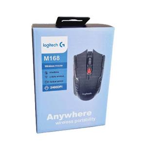 موس بیسیم ۶ کلید Logitech M168 2400DPI