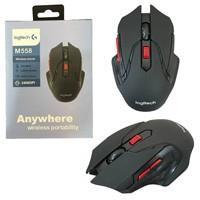 موس بیسیم ۶ کلید Logitech M558 2400DPI