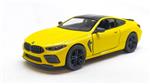 ماشین فلزی ب ام و (BMW M8 COMPETITION COUPE KINSMART) زرد