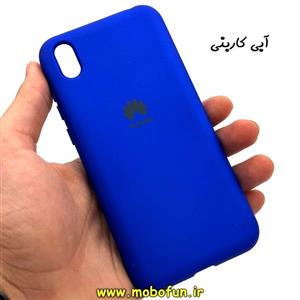 قاب گوشی Y5 2019 - Y5 Prime 2019 - Honor 8S هوآوی سیلیکونی های کپی زیر بسته محافظ لنز دار آبی کاربنی کد 60