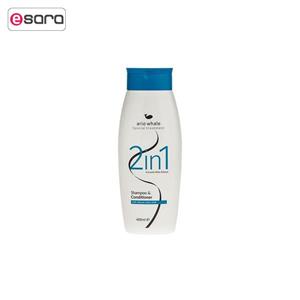 شامپو موی آریووال مدل 2In1 حجم 400 میلی لیتر Ario Whale 2In1 Hair Shampoo 400ml