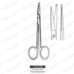 قیچی عروقی گلوله دار J-22-540 surgicon 11.5cm