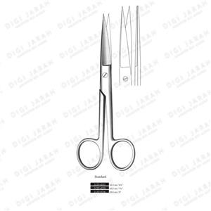 قیچی دو سر تیز J-22-024 surgicon 20cm