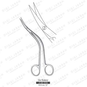 قیچی دوبیگی J-22-315 surgicon 15.5 cm
