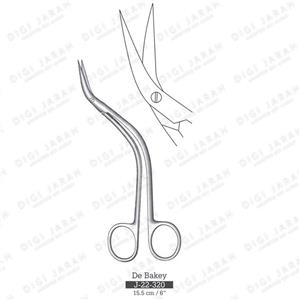 قیچی دوبیگی منحنی J-22-320 surgicon 15.5cm