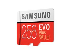 حافظه میکرو اس دی ایکس سی سامسونگ سری اوو پلاس با ظرفیت 256 گیگابایت SAMSUNG EVO Plus 256GB MicroSDXC Memory Card with Adapter