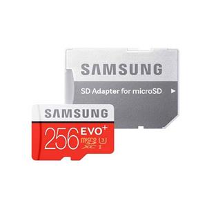 حافظه میکرو اس دی ایکس سی سامسونگ سری اوو پلاس با ظرفیت 256 گیگابایت SAMSUNG EVO Plus 256GB MicroSDXC Memory Card with Adapter