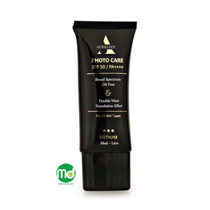 ضد افتاب اورلین spf50مدیوم AURELIEN PHOTO CARE حجم 40میل