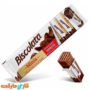 ویفر شکلاتی بیسکولاتا مینیس Biscolata Minis 
