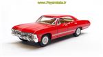 ماشین فلزی شورلت ایمپالا (1967 CHEVROLET IMPALA KINSMART) قرمز