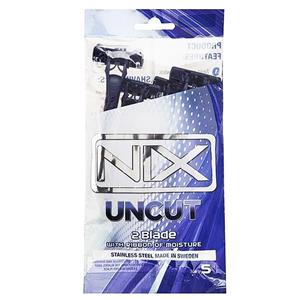 خودتراش مردانه نیکس مدل Uncut بسته 5 عددی Nix Shave Blade For Men Pack Of 