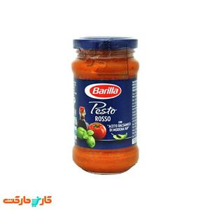 سس باریلا پستو(گوجه،بالزامیک،ریحان) 190 گرم Barilla Pesto Rosso