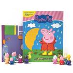 فیگور پپا پیگ با کتاب انگلیسی busy book peppa pig کد 51444