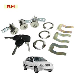 قفل سوئیچی سری تیبا میرزایی دو درب و صندوق