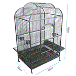  ( EVCILAL ) قفس آموزشی طوطی Dayang 600-A24 با چرخ 132 x 102 x 186 سانتی متر – کدمحصول 115190