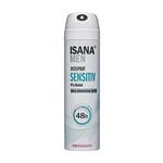 مراقبت پوست و مو آقایان فروشگاه روسمن ( ROSSMANN ) اسپری خوشبو کننده مردانه Isana 48H Sensitive 150 میلی لیتر – کدمحصول 107778