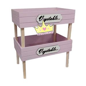 جا سیب‌زمینی و پیاز دو طبقه چوبی