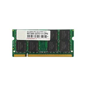 رم لپ تاپ 2 گیگ Transcend DDR2-667-5300 MHZ 1.8V Ram Laptop Transcend DDR2-667-5300 MHZ 1-8V With Three Months Warranty