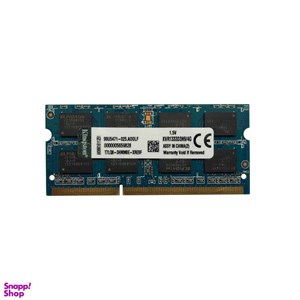 رم لپ تاپ 4 گیگ Kingstone DDR3-1333-10600 MHZ 1.5V