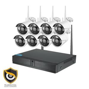 پک دوربین مداربسته بیسیم 8 عددی 04