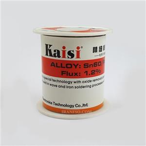 سیم قلع 0.3 میلیمتر KAISI 140gr-Sn60-Pb40 فلکس 1.2 درصد