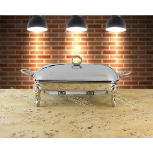 سوفله مستطیل بزرگ استیل برند تیتیل مدل حلقه نگین 222m