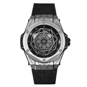 ساعت مچی مردانه هابلوت عنکبوتی Hublot Big-Bang Silver 3553H 