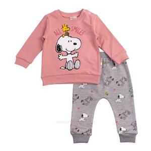 بلوز شلوار دخترانه اسنوپی برند raboo کد 1432 سایز 9-6 ماه 