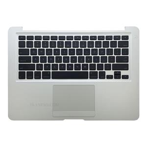 کیبرد لپ تاپ اپل MacBook Air A1237-13 Inch_607-2255-A مشکی با قاب C نقره ای